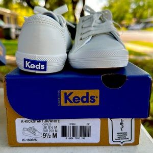 Kickstart jr white keds
